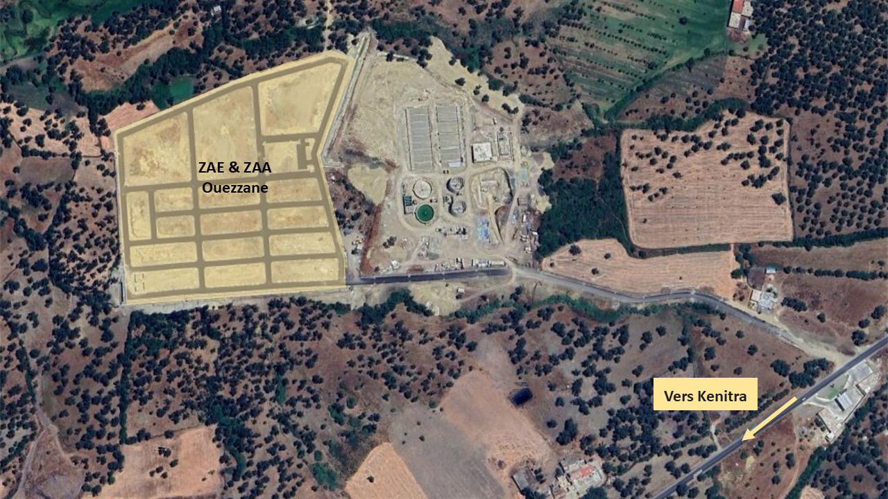 La zone d'activités artisanales et industrielles de la Province de Ouezzane