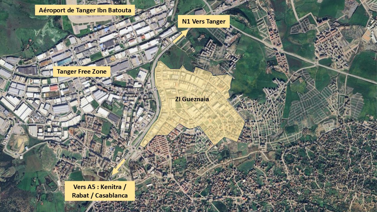Zone Industrielle de Gueznaia ZI Gzenaya