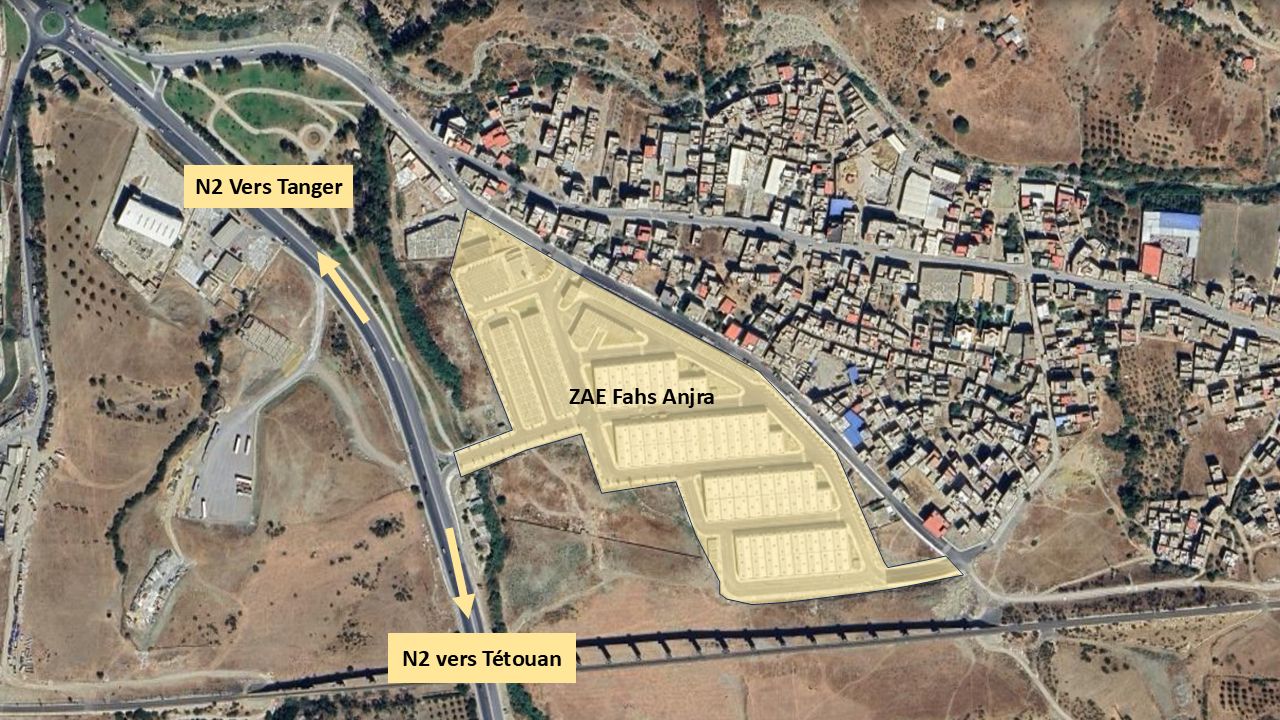 Zone d'Activités Économiques ZAE Fahs Anjra
